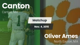 Matchup: Canton High vs. Oliver Ames  2016