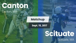 Matchup: Canton High vs. Scituate  2017