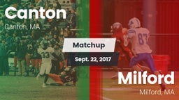 Matchup: Canton High vs. Milford  2017
