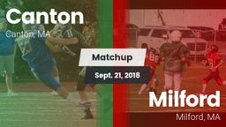 Matchup: Canton High vs. Milford  2018