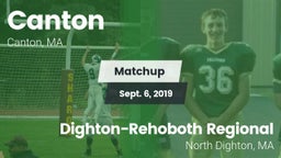 Matchup: Canton High vs. Dighton-Rehoboth Regional  2019