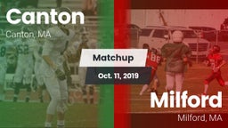 Matchup: Canton High vs. Milford  2019