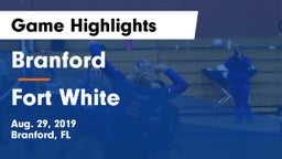 Branford  vs Fort White Game Highlights - Aug. 29, 2019