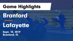 Branford  vs Lafayette Game Highlights - Sept. 10, 2019