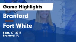 Branford  vs Fort White Game Highlights - Sept. 17, 2019