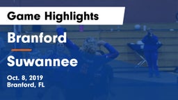 Branford  vs Suwannee  Game Highlights - Oct. 8, 2019