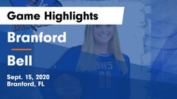 Branford  vs Bell  Game Highlights - Sept. 15, 2020