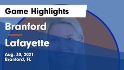 Branford  vs Lafayette  Game Highlights - Aug. 30, 2021