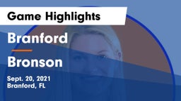 Branford  vs Bronson Game Highlights - Sept. 20, 2021