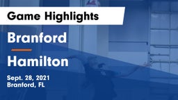 Branford  vs Hamilton Game Highlights - Sept. 28, 2021