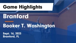 Branford  vs Booker T. Washington  Game Highlights - Sept. 16, 2023