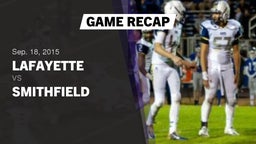 Recap: Lafayette  vs. Smithfield  2015