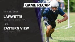 Recap: Lafayette  vs. Eastern View  2016