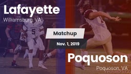 Matchup: Lafayette vs. Poquoson  2019