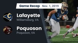 Recap: Lafayette  vs. Poquoson  2019