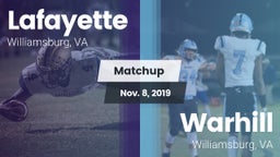 Matchup: Lafayette vs. Warhill  2019