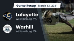 Recap: Lafayette  vs. Warhill  2021