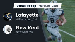 Recap: Lafayette  vs. New Kent  2021