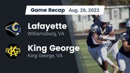Recap: Lafayette  vs. King George  2022