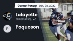 Recap: Lafayette  vs. Poquoson  2022