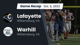 Recap: Lafayette  vs. Warhill  2023