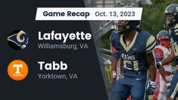 Recap: Lafayette  vs. Tabb  2023