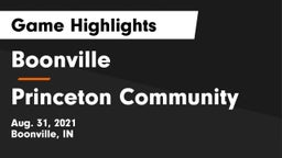Boonville  vs Princeton Community  Game Highlights - Aug. 31, 2021
