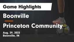 Boonville  vs Princeton Community  Game Highlights - Aug. 29, 2023