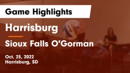 Harrisburg  vs Sioux Falls O'Gorman  Game Highlights - Oct. 25, 2022