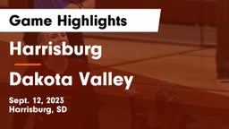 Harrisburg  vs Dakota Valley  Game Highlights - Sept. 12, 2023