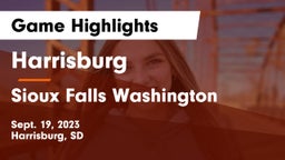 Harrisburg  vs Sioux Falls Washington  Game Highlights - Sept. 19, 2023