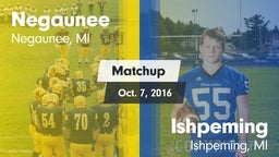 Matchup: Negaunee vs. Ishpeming  2016