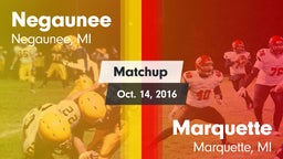 Matchup: Negaunee vs. Marquette  2016