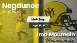 Matchup: Negaunee vs. Iron Mountain  2017