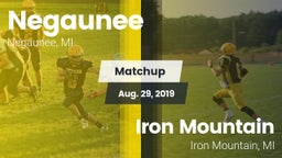 Matchup: Negaunee vs. Iron Mountain  2019