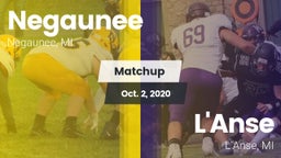 Matchup: Negaunee vs. L'Anse  2020