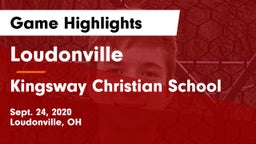 Loudonville  vs Kingsway Christian School Game Highlights - Sept. 24, 2020
