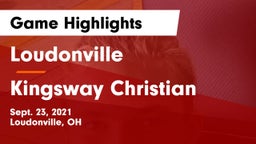 Loudonville  vs Kingsway Christian Game Highlights - Sept. 23, 2021