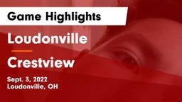 Loudonville  vs Crestview  Game Highlights - Sept. 3, 2022