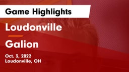 Loudonville  vs Galion  Game Highlights - Oct. 3, 2022