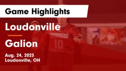 Loudonville  vs Galion  Game Highlights - Aug. 24, 2023