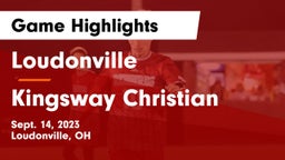 Loudonville  vs Kingsway Christian Game Highlights - Sept. 14, 2023