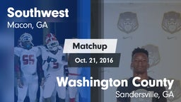 Matchup: Southwest vs. Washington County  2016