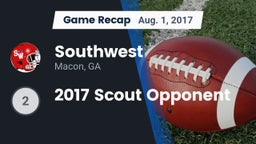 Recap: Southwest  vs. 2017 Scout Opponent 2017