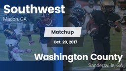 Matchup: Southwest vs. Washington County  2017