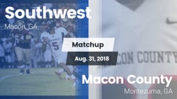 Matchup: Southwest vs. Macon County  2018