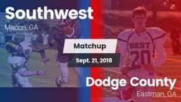 Matchup: Southwest vs. Dodge County  2018