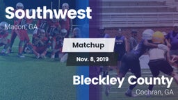 Matchup: Southwest vs. Bleckley County  2019