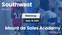 Matchup: Southwest vs. Mount de Sales Academy  2020