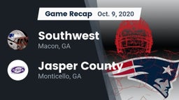 Recap: Southwest  vs. Jasper County  2020